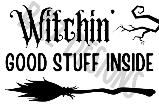Witchin’ Good Stuff Inside Big Labels