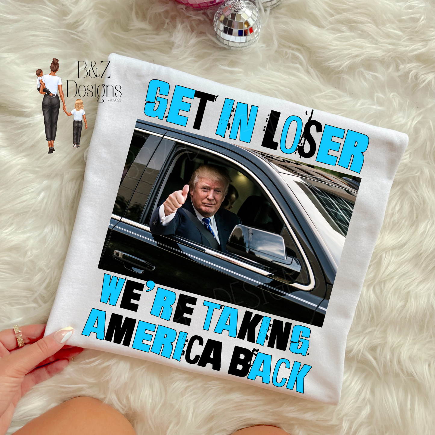 Get In Loser, We’re Taking America Back Tee/Crew