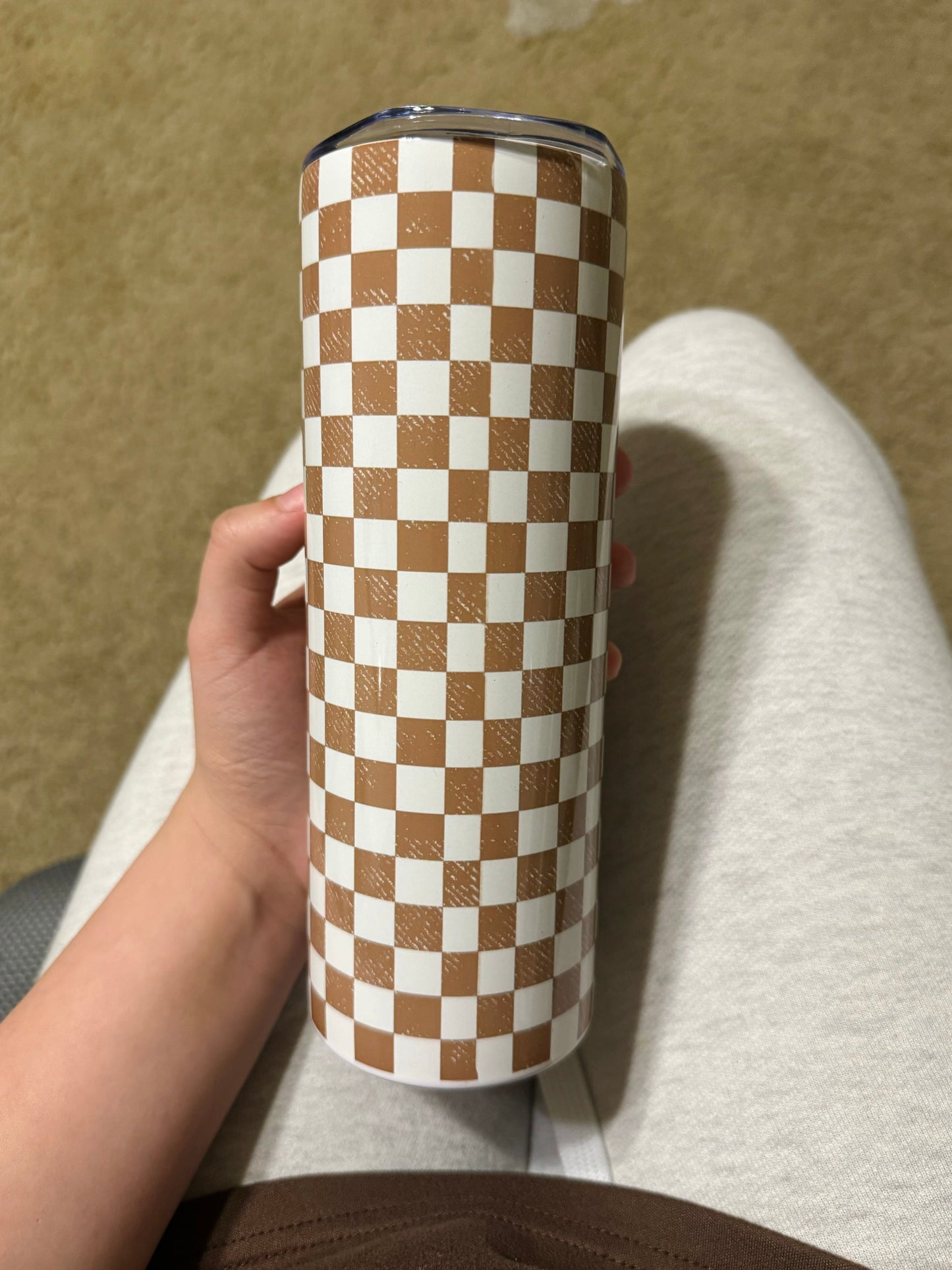 20oz Checkered Mama Tumbler