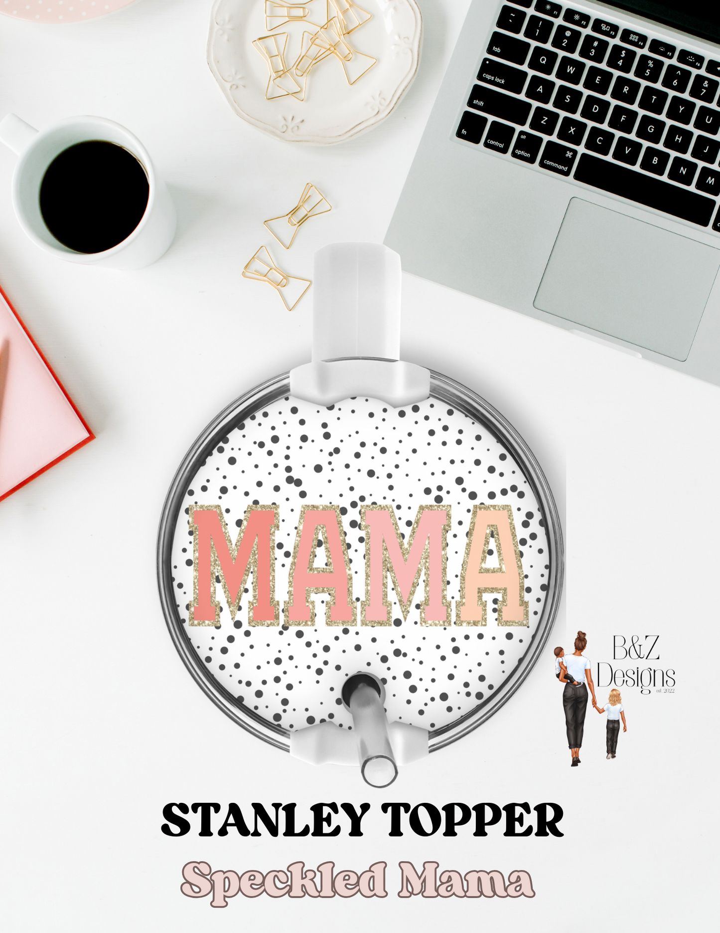 Speckled Mama Round Stanley Topper