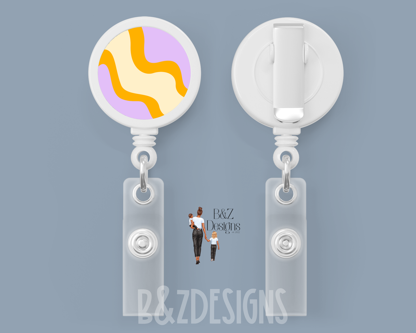 Groovy Retractable Badge Reel