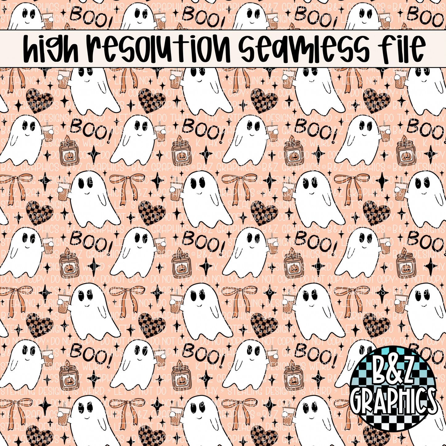 Cutesy Spooky Seamless