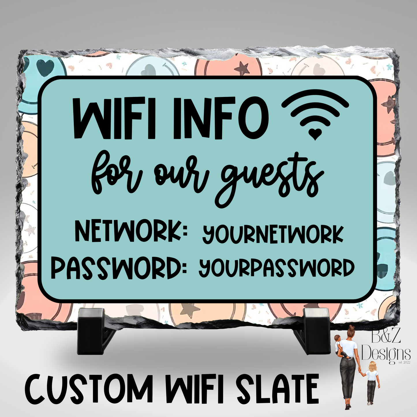 Custom WiFi Plaque