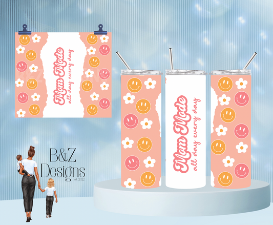 20oz Retro Mom Mode Tumbler