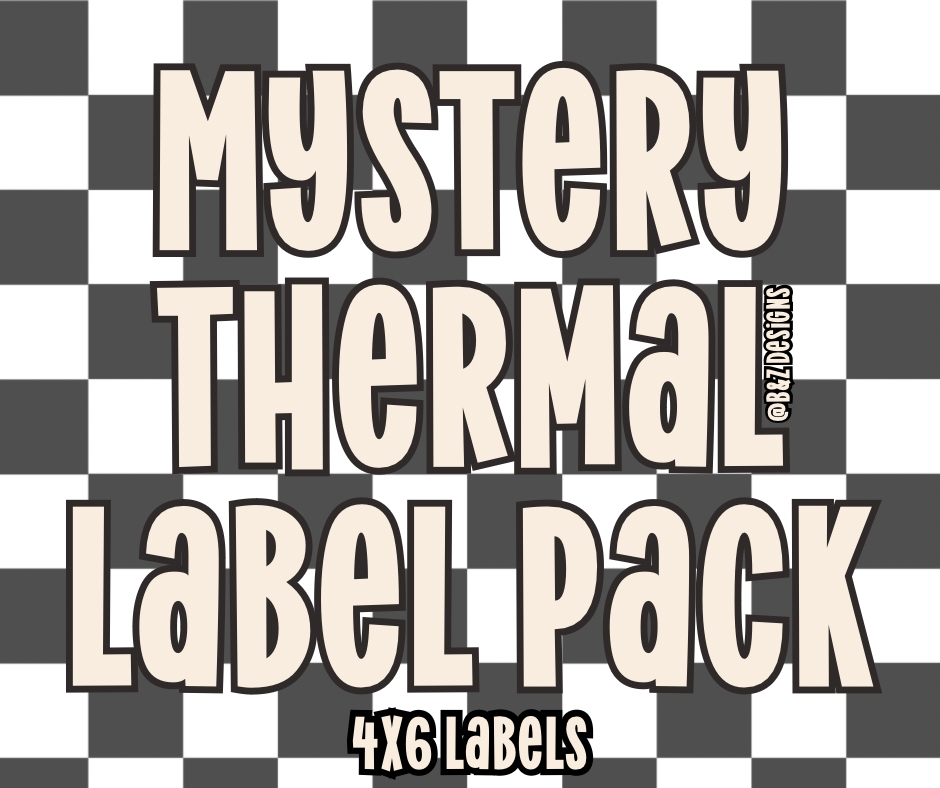 4x6 Mystery Labels Pack