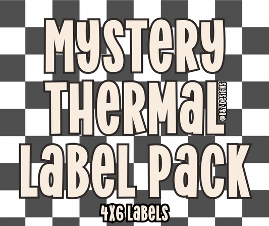 4x6 Mystery Labels Pack