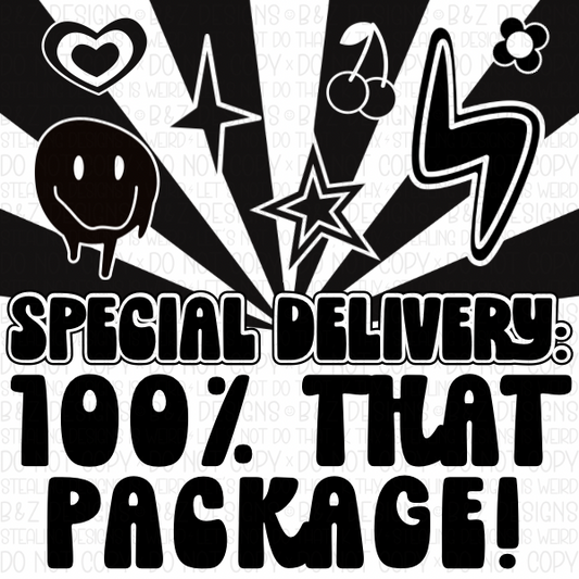 2x2” 100% That Package Label Pack