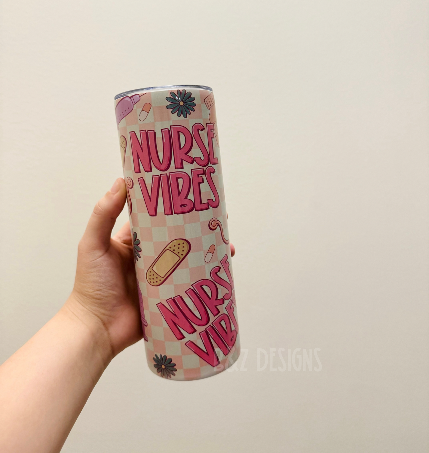 20oz Retro Nurse Vibes Tumbler