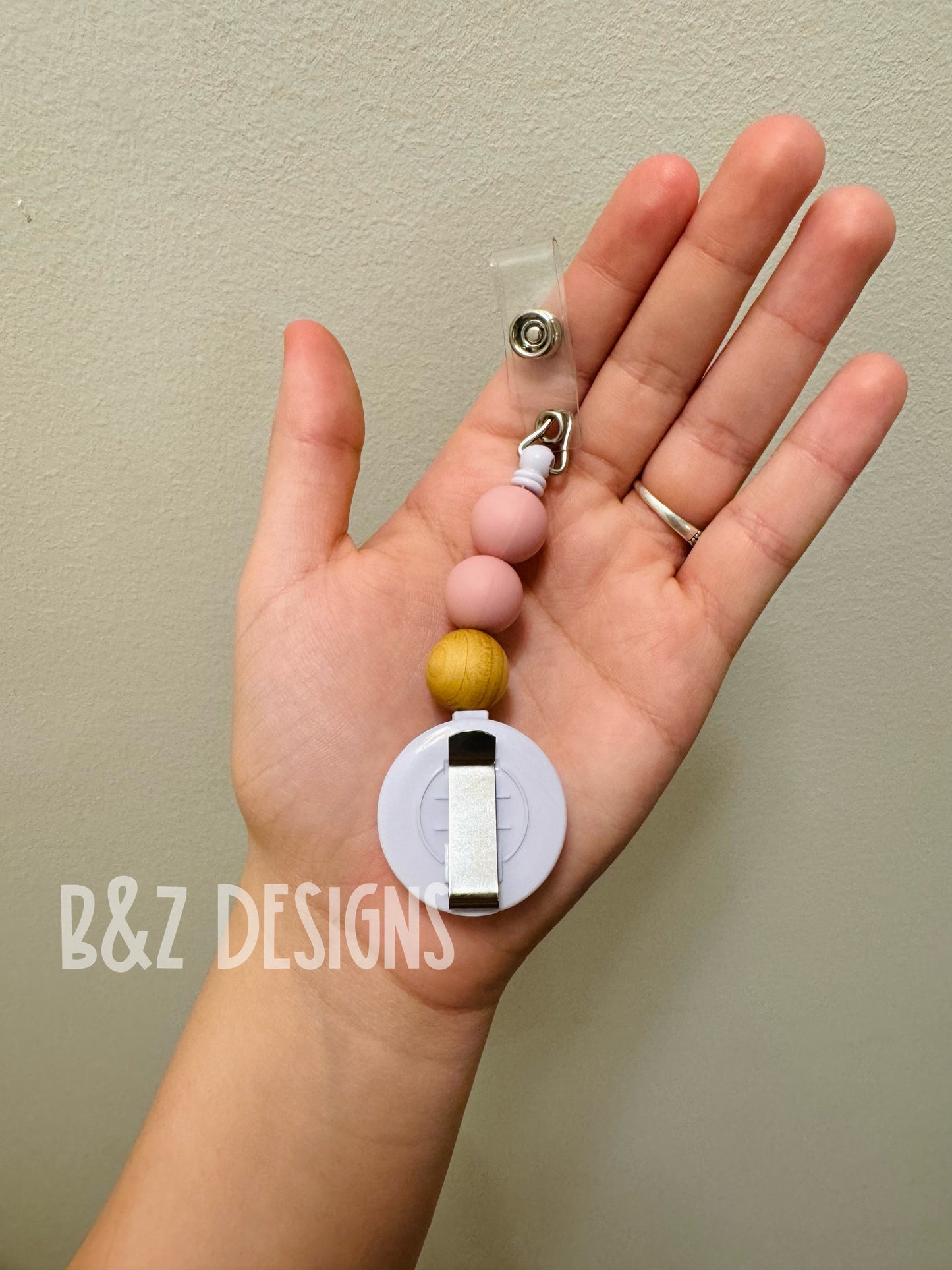 Retro Smileys Retractable Badge Reel