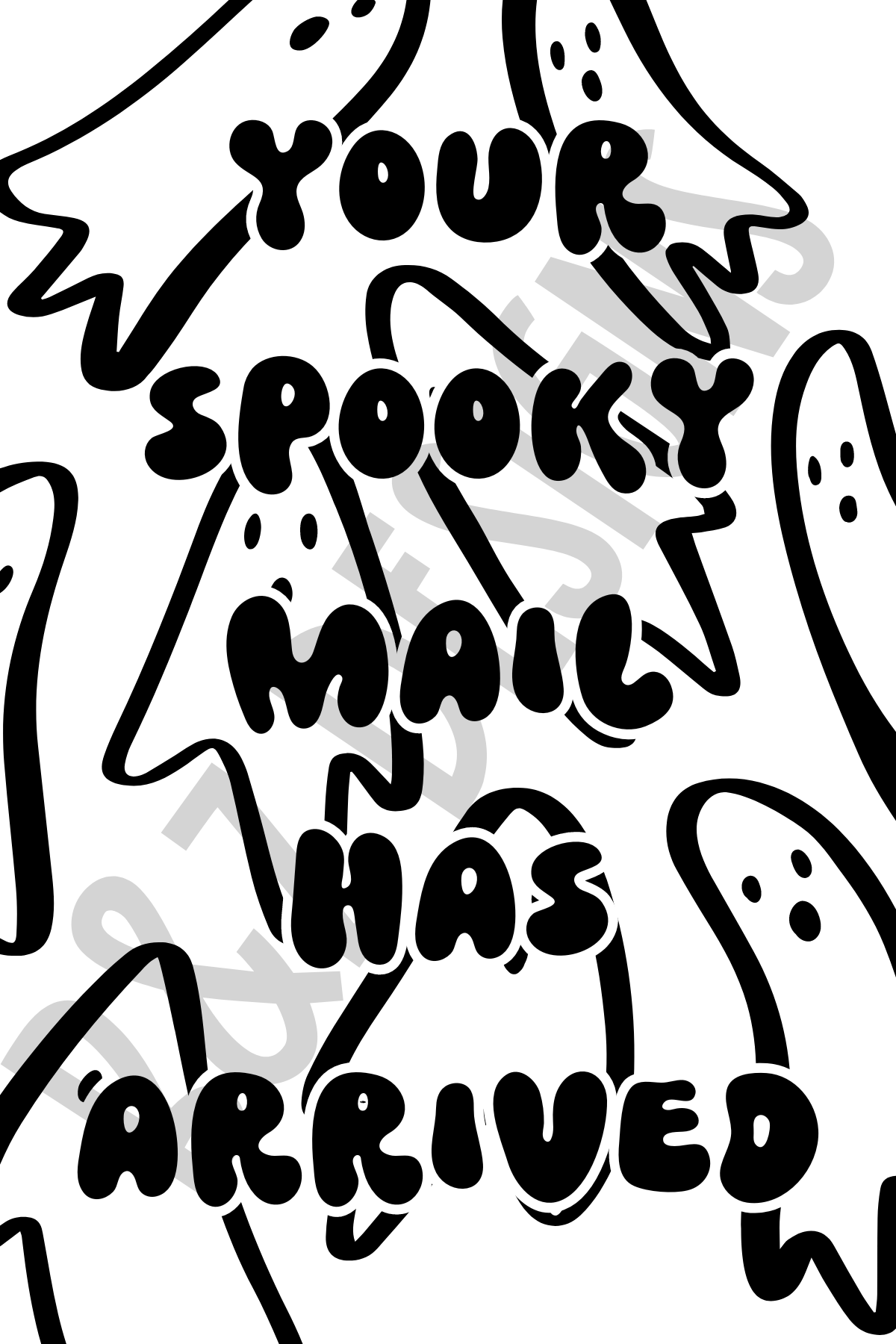 Spooky Mail Has Arrived Big Labels