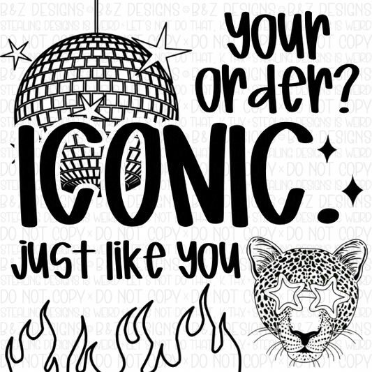 2x2” Iconic Order Iconic Customer Label Pack