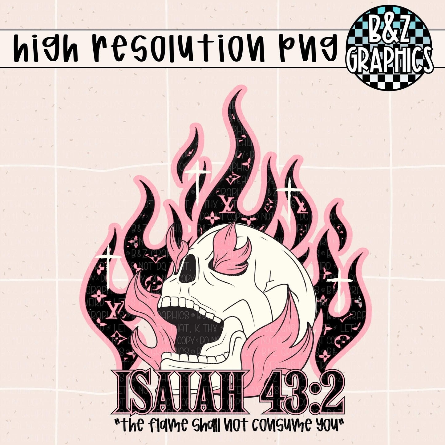 Isaiah 43:2 PNG