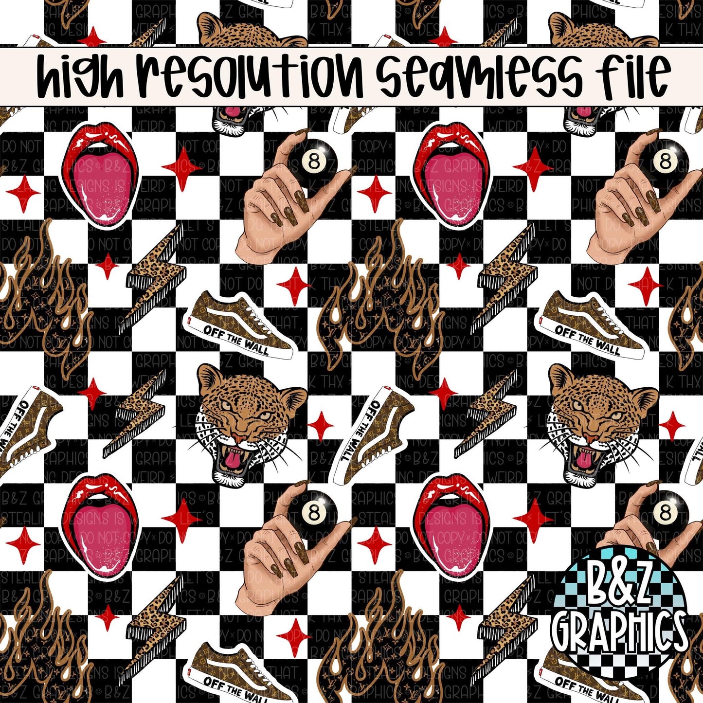 Retro Collage Seamless