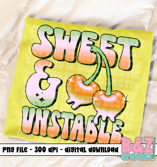Sweet & Unstable PNG