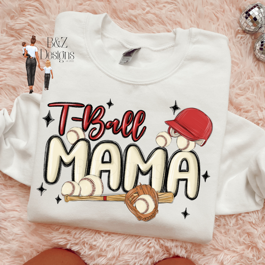 T-Ball Mama Tee/Crew