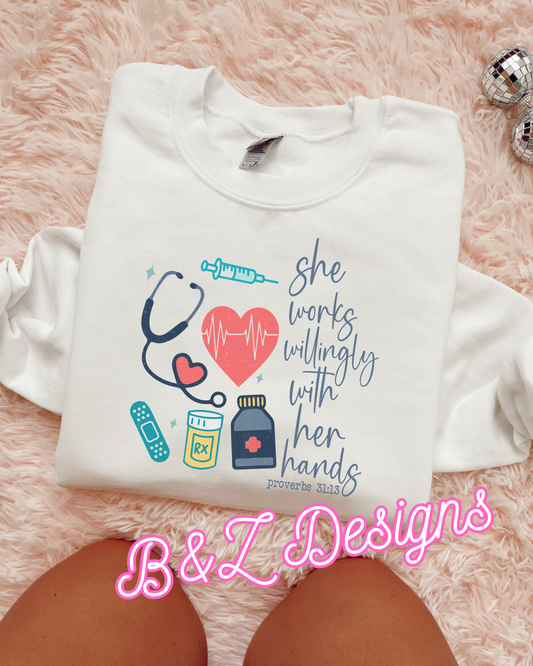 Christian Nurse Tee/Crew