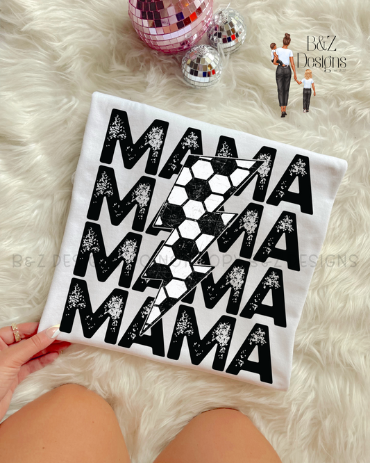 Retro Soccer Mama Tee/Crew