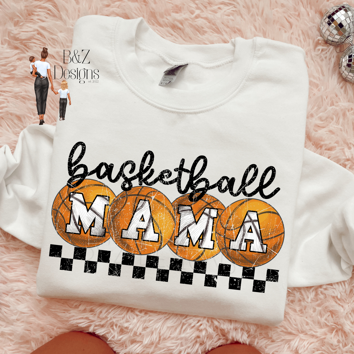 Basketball Mama Tee/Crew