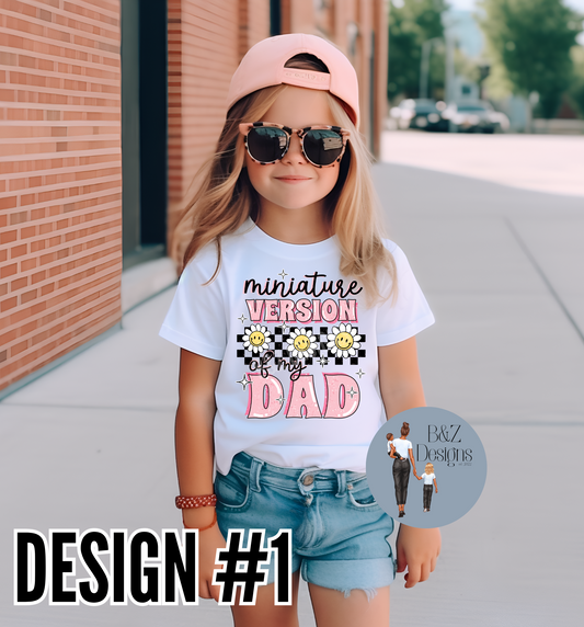 Girls Miniature Version Of Dad