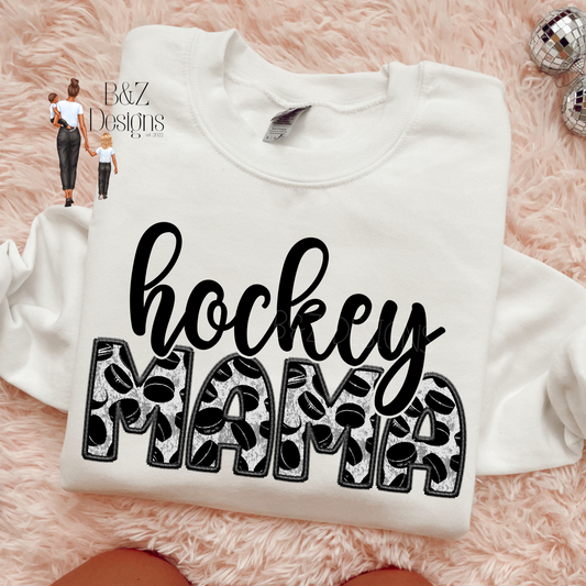 Hockey Mama Tee/Crew