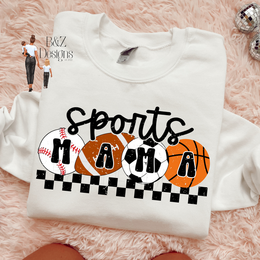 Sports Mama Tee/Crew