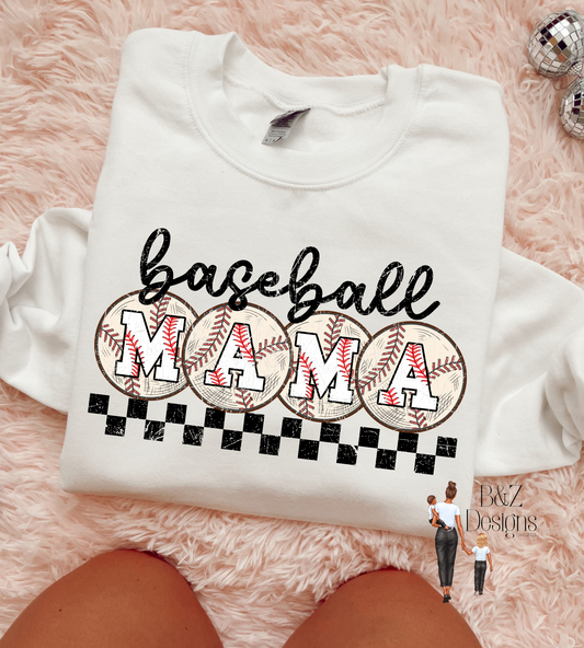 Baseball Mama Tee/Crew