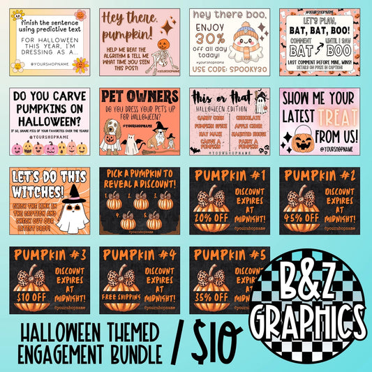 Halloween Themed Engagement Bundle