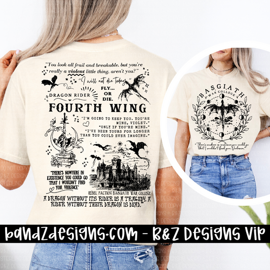 Fourth Wing Collage