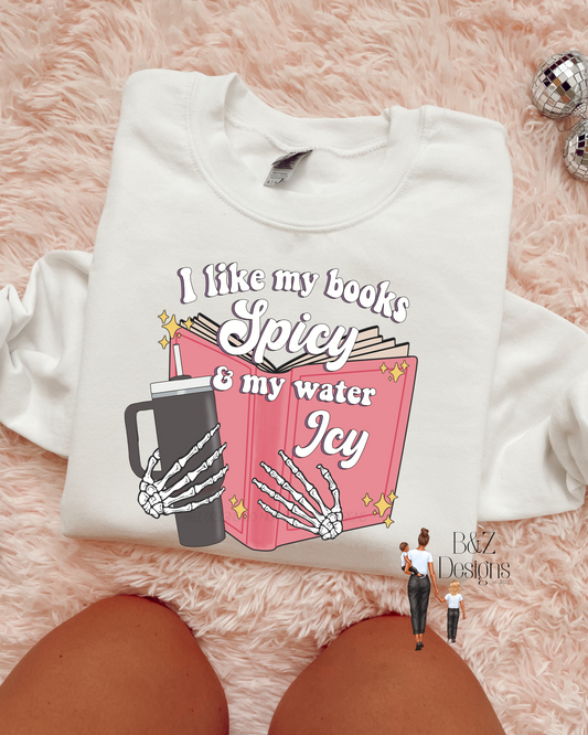 Books Spicy & Water Icy Tee/Crew