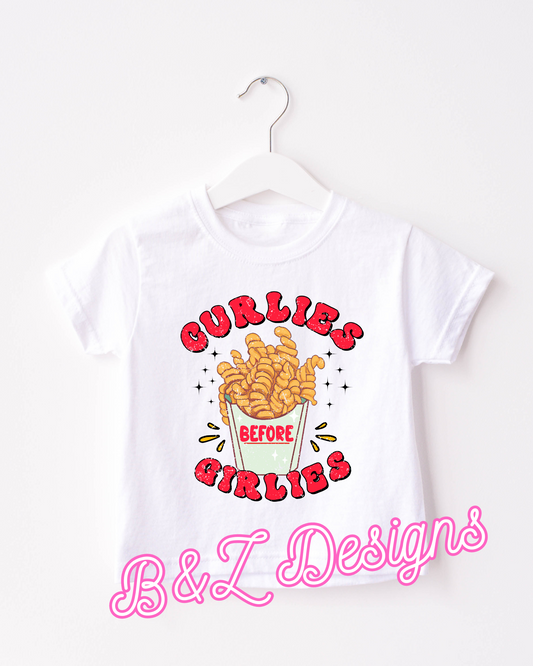 Curlies Before Girlies Tee/Crew
