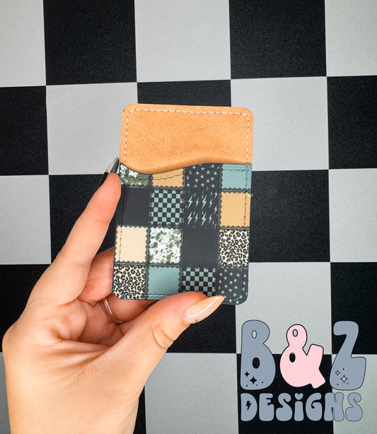 Patchwork Phone Card Holder