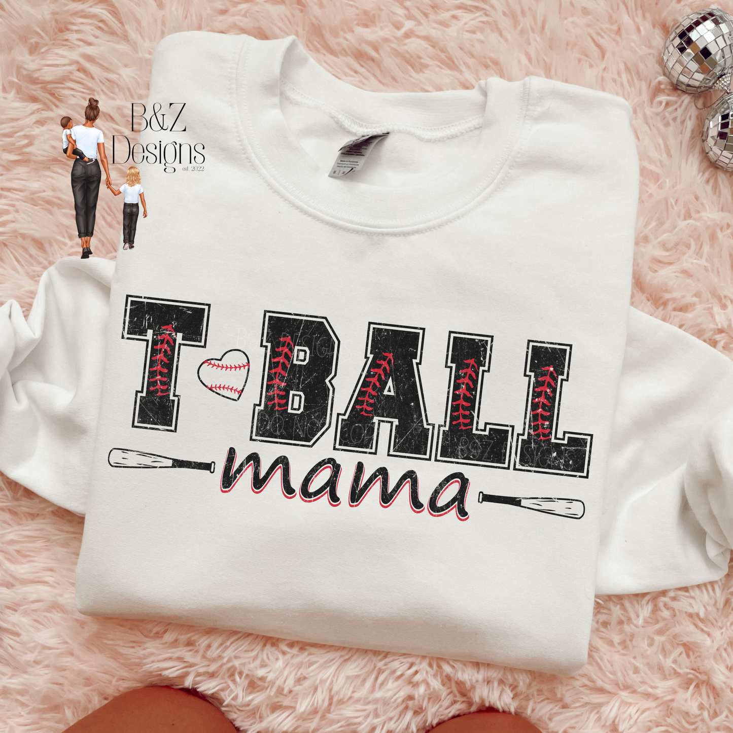 T-Ball Mama Tee/Crew