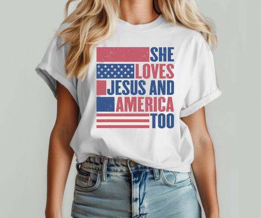 She Loves Jesus & America Too