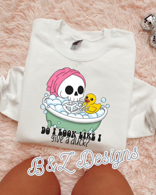 Do I Look Like I Give A Duck Tee/Crew
