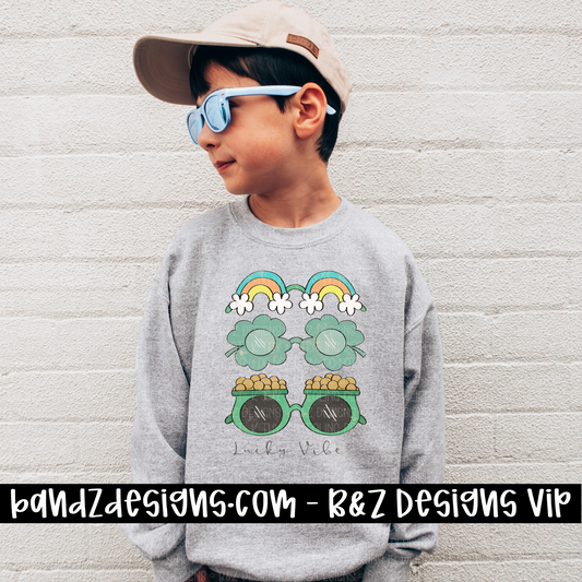 Lucky Vibes Retro Glasses Boy