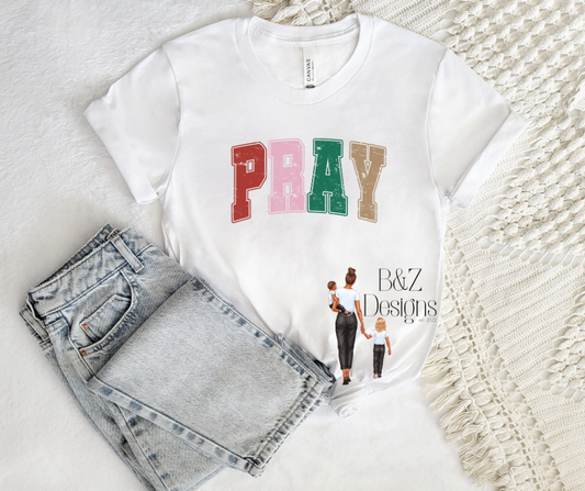 PRAY Retro Tee/Crew