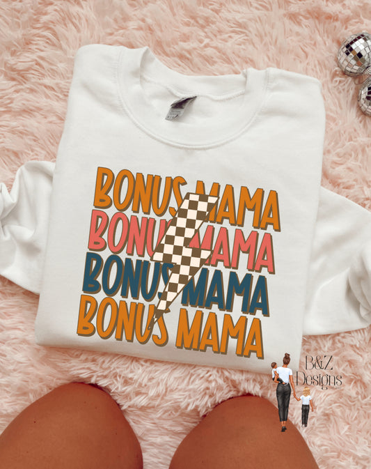 Retro Bonus Mama Tee/Crew