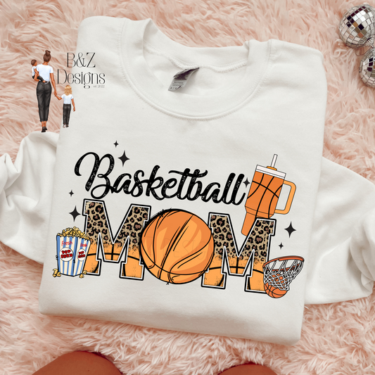 Basketball Mom Tee/Crew