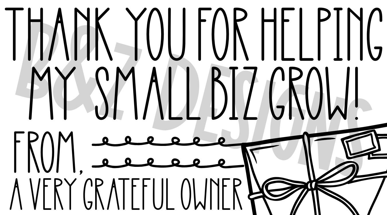 Thank You Small Labels Pack