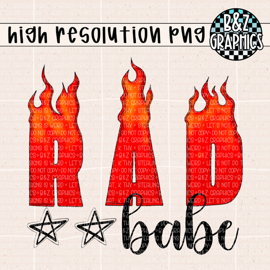Rad Babe PNG