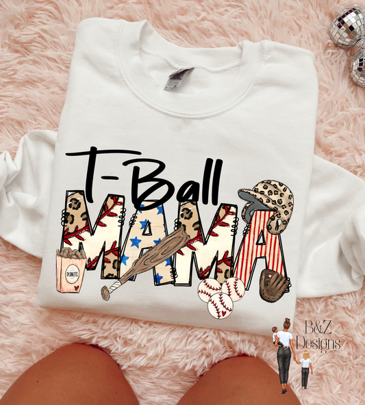 T-Ball Mama Tee/Crew