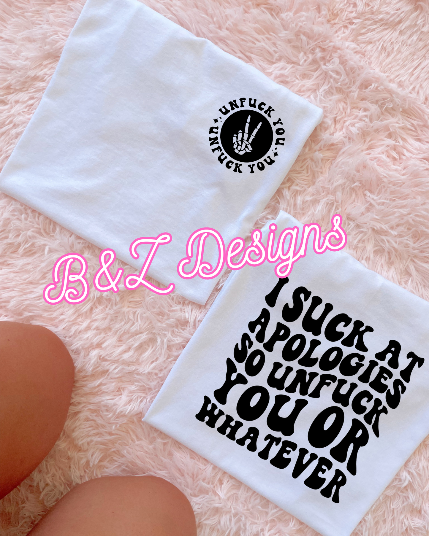 I Suck At Apologies Tee/Crew