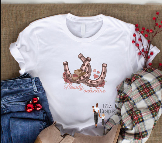 Howdy Valentine Tee/Crew