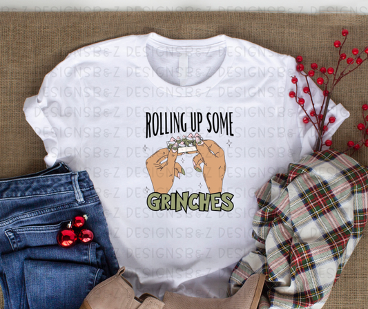 Rolling Up Some Gr!nches Tee/Crew