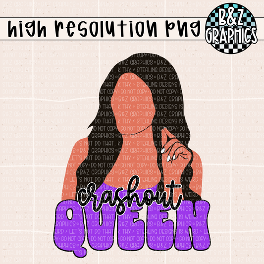 Crashout Queen PNG