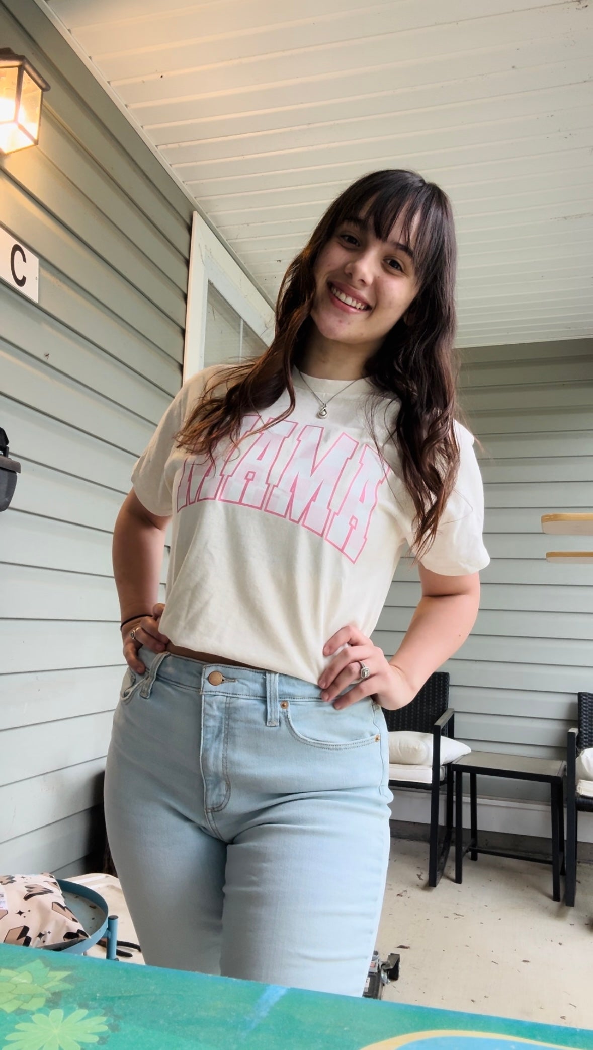Checkered Mama Tee/Crew