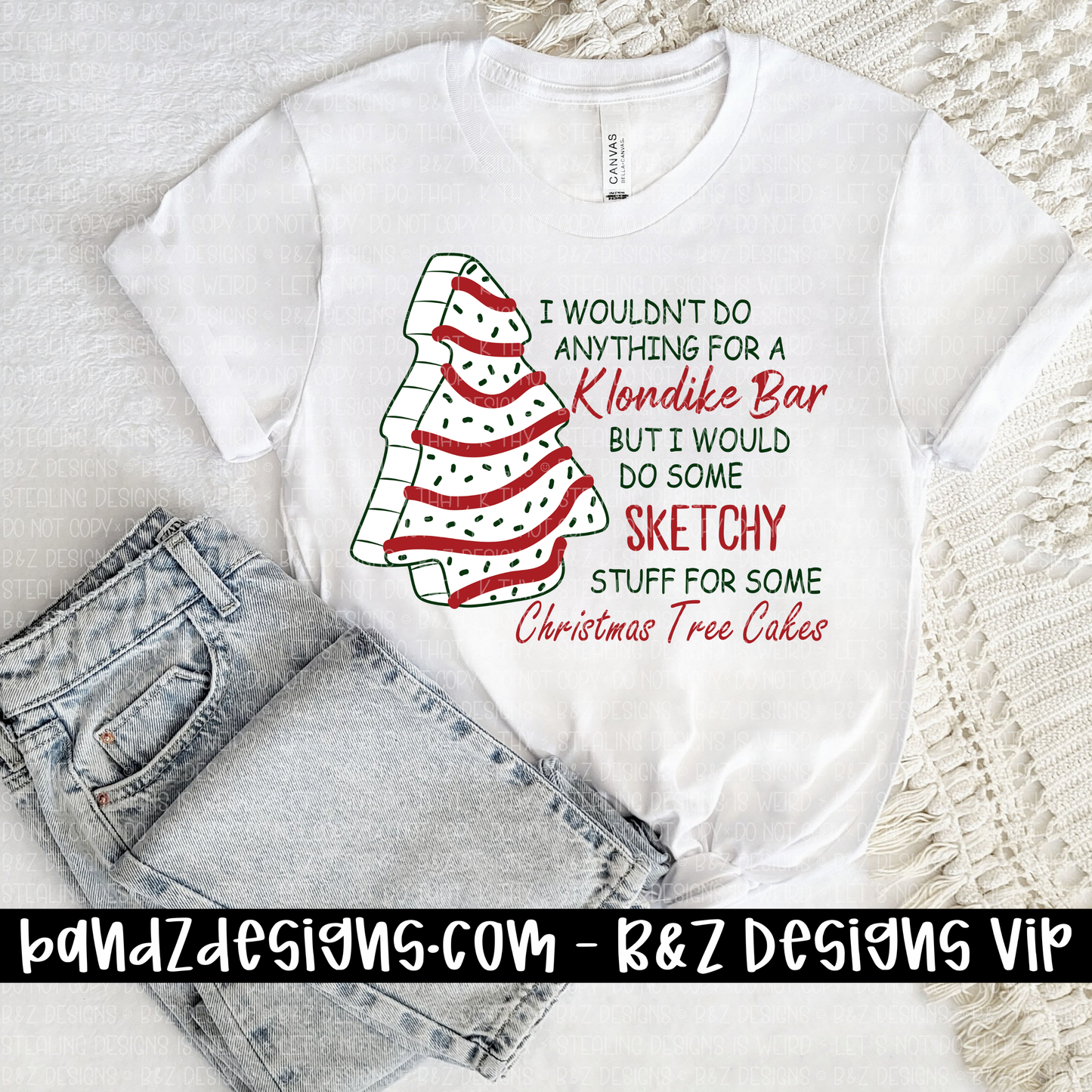 Some Sketchy Stuff For A Christmas Tree Cake