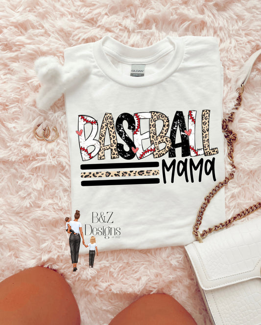 Baseball Mama Tee/Crew