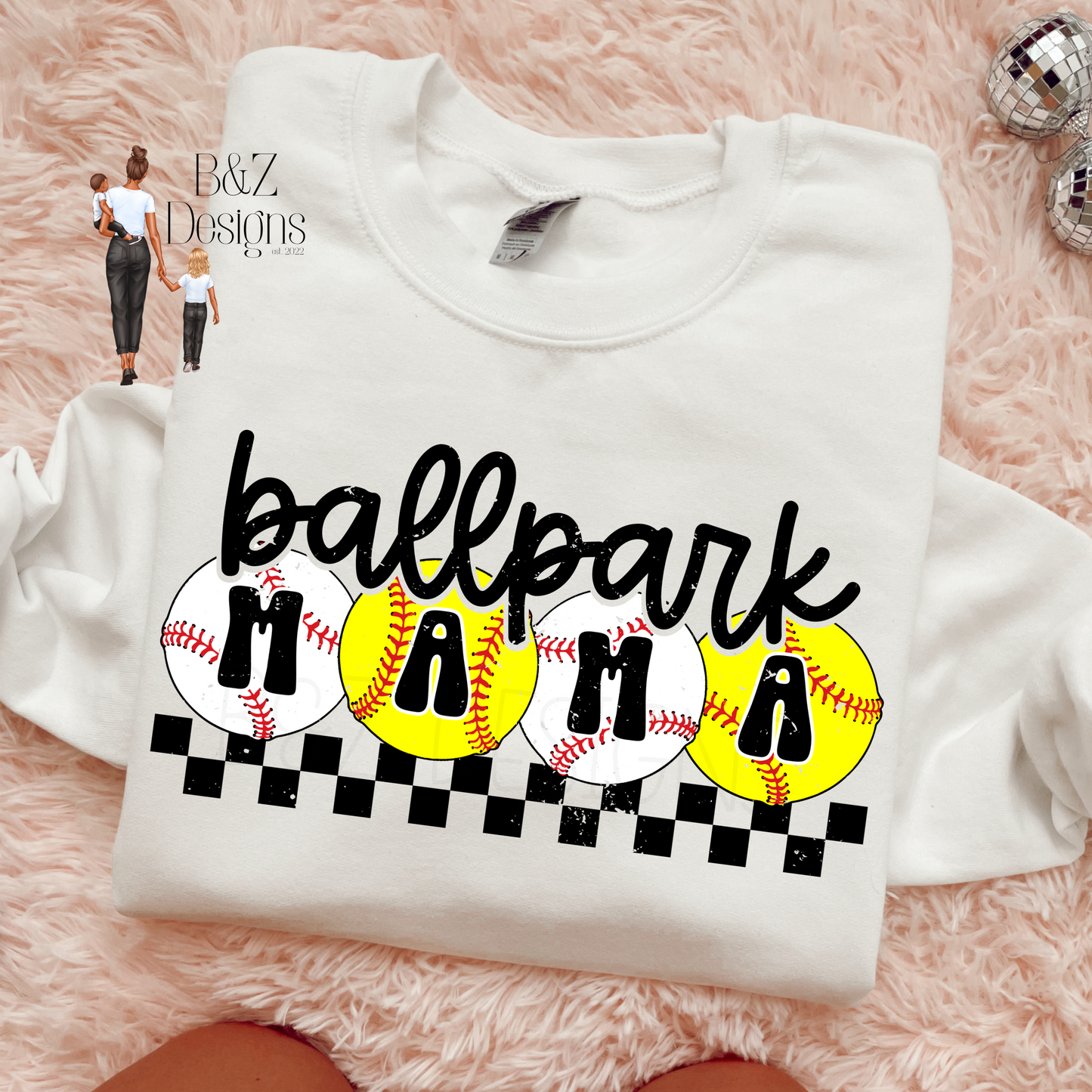 Ballpark Mama Tee/Crew