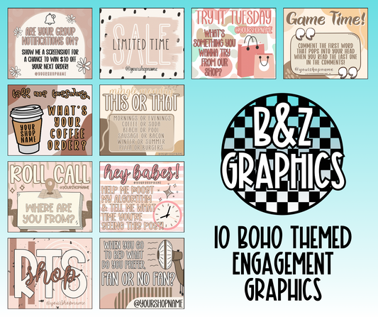 Boho Themed Engagement Bundle
